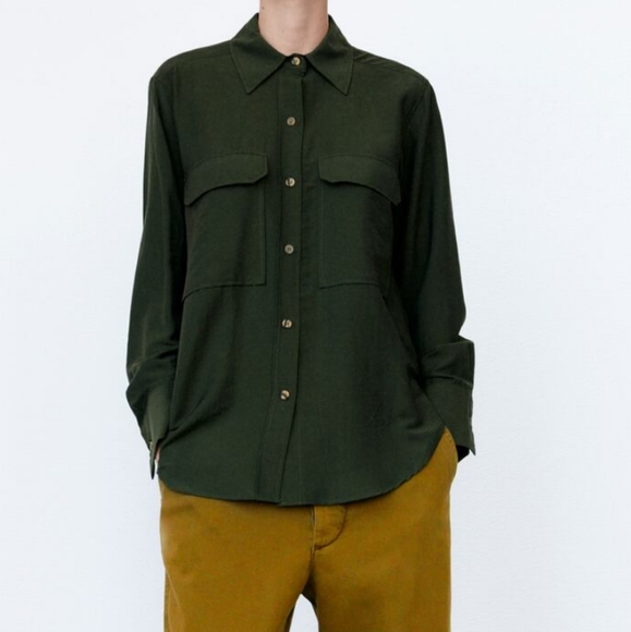 ZARA -  Pocket Shirt - Picture 1 of 5